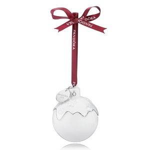 Original Pandora porcelain “pudding “ ball  Christmas Ornament